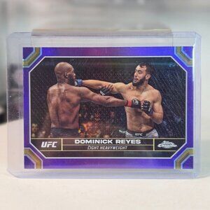 2024 Topps Chrome UFC Dominick Reyes Purple Refractor #61